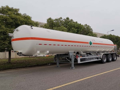 CNCD Liquid Oxygen Nitrogen Argon Road Tanker Semi Trailer