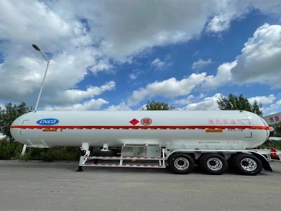 LPG Gas Tank Propane Transport Road Tanker Semi Trailer Truck For Sale