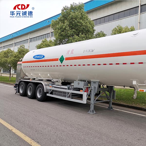 CNCD Liquid Oxygen Nitrogen Argon Road Tanker Semi Trailer