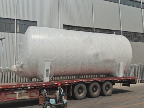 Today's 50 cubic meter horizontal liquid carbon dioxide storage tank is exported to Southeast Asia