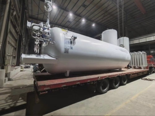 20 cubic meters of vertical cryogenic liquid storage tanks shipped to Guizhou Province, China