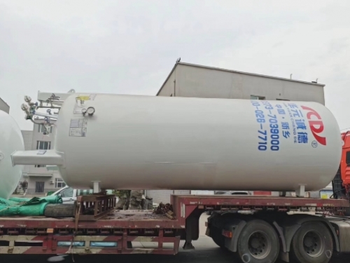 Today 20 cubic meters of vertical cryogenic liquid storage tanks were shipped to Hebei Province, China.