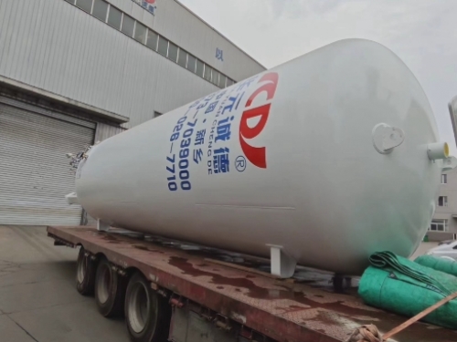 Today 20 cubic meters of vertical cryogenic liquid storage tanks were shipped to Hubei Province, China.