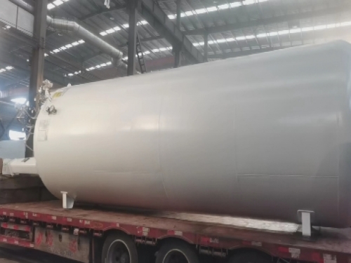 Today's 20 cubic meter vertical cryogenic liquid storage tank was shipped to Hebei Province, China.