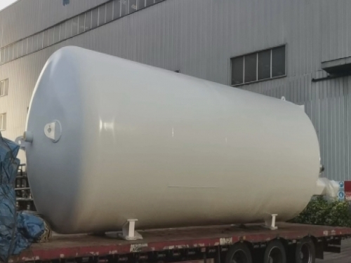 One 30 cubic meter vertical cryogenic liquid carbon dioxide storage tank was shipped to Guangxi Province, China.