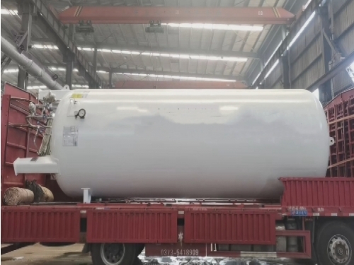 20 cubic meter vertical cryogenic liquid storage tanks were shipped to Hainan Province, China.