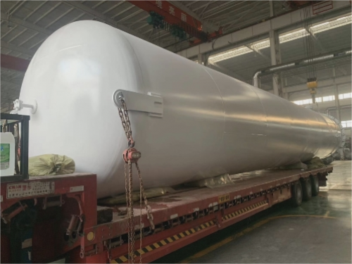 100 cubic meter vertical buffer tank was shipped to Qiandongnan Miao and Dong Autonomous Prefecture, Guizhou Province, China.