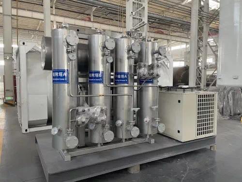 Supporting products of CO2 recovery device - skid-mounted CO2 purification system