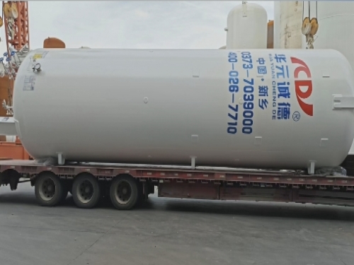 60 cubic meters vertical liquefied natural gas storage tank shipped to Shanxi Province, China