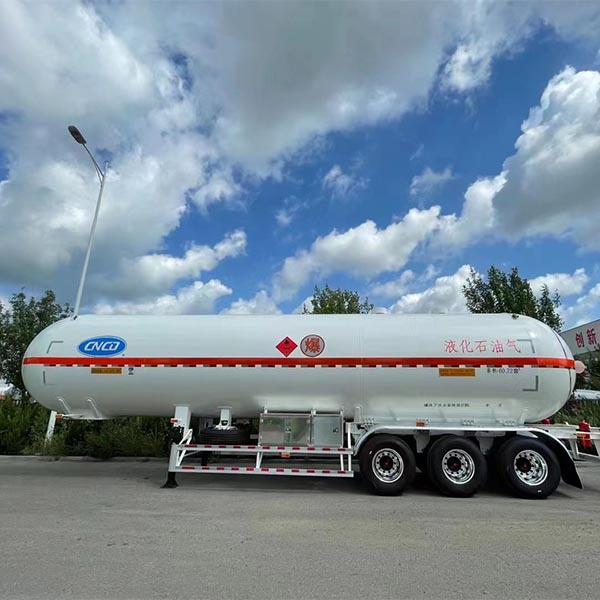 LPG Gas Tank Propane Transport Road Tanker Semi Trailer Truck For Sale